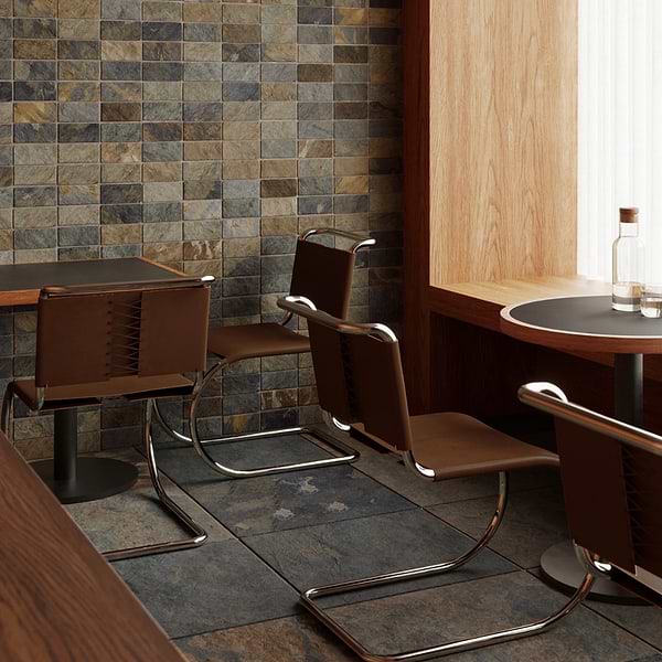 California Gold 24x24 Natural Cleft Slate Tile