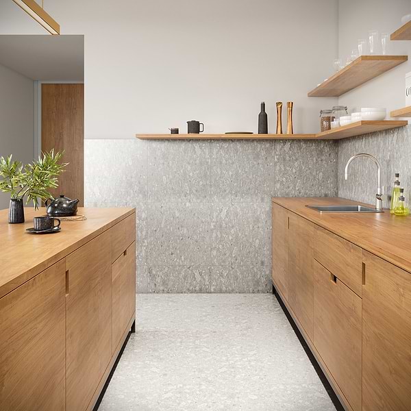 Rizo LVT Gray 12x24 Glue Down Luxury Vinyl Tile 12 mil 