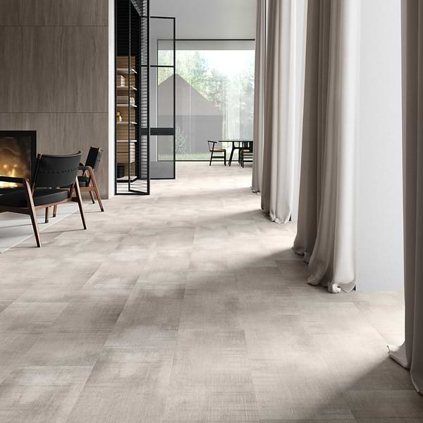 Ristretto LVT Teak Beige 12x24 Fabric Look Rigid Core Click Luxury Vinyl Tile 
