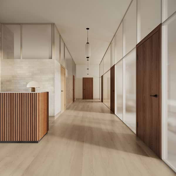 Aspen LVT Highland Oak Whisper 6x48 Luxury Vinyl Plank in Beige & Cream, View 1