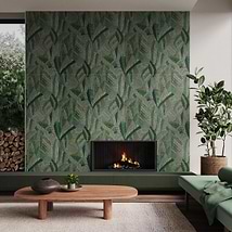 Monet Wild Atelier Green 24x48 Artisan Decor Matte Porcelain Wall Tile