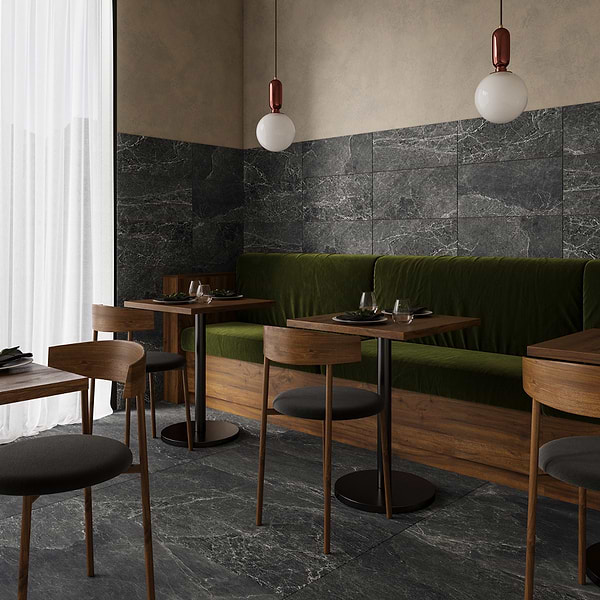 ZenTech Graphite Gray 24x48 Matte Porcelain Tile