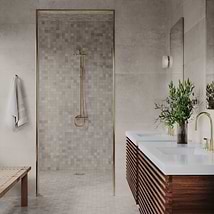 Stoneside Cream Beige 2x2 Porcelain Matte Mosaic Tile