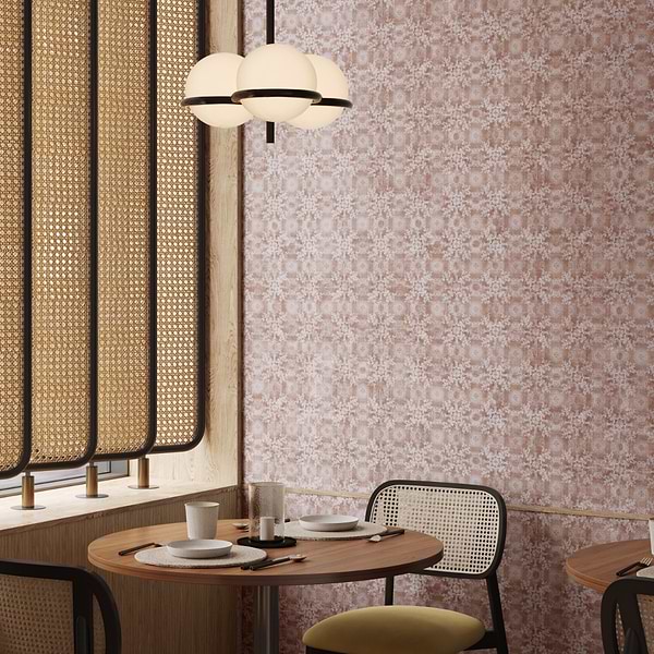 Paula Purroy Talia Cala Terracotta 5x5 Matte Ceramic Tile