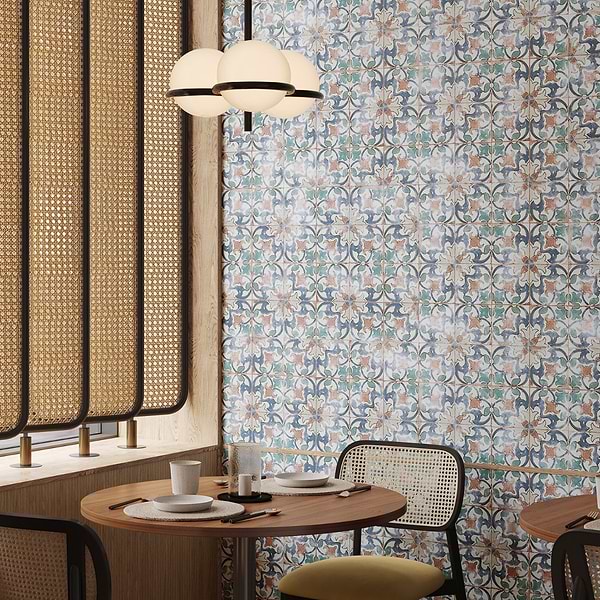 Paula Purroy Talia Fiesta Multicolor 5x5 Matte Ceramic Tile