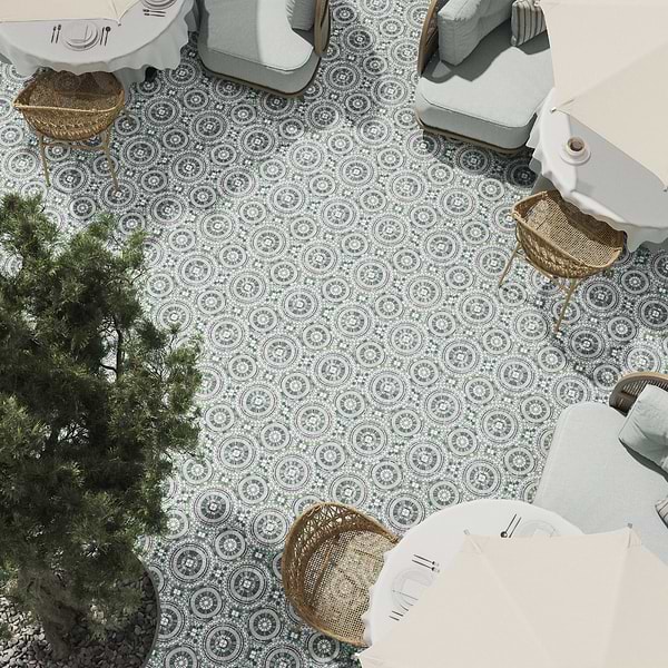 Basilico Ocean Green 8x8 Matte Porcelain Tile