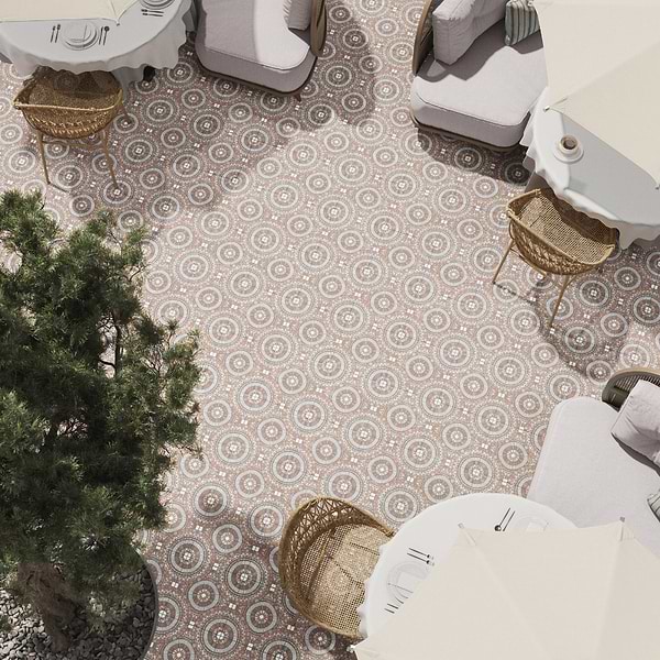 Basilico Terracotta 8x8 Matte Porcelain Tile
