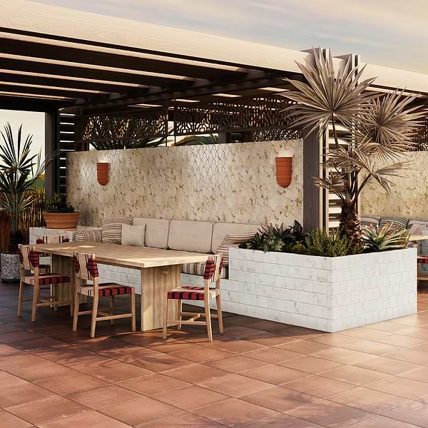 Greta Cruz Sand Beige 5x8 Glossy Textured Porcelain Tile