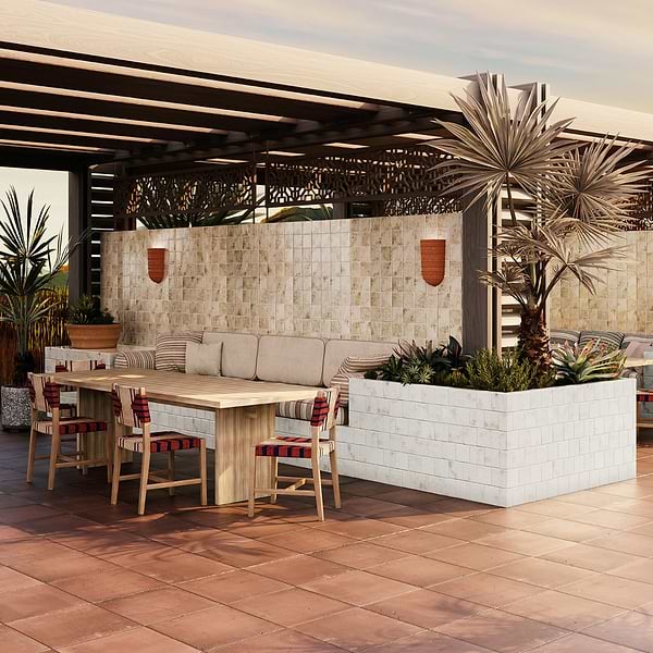 Greta Sand Beige 5x5 Glossy Textured Porcelain Tile