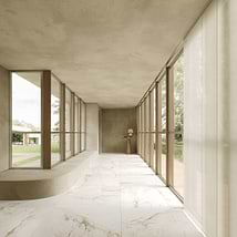 Calacatta Macchia White Gold 48x48 Marble Look Matte Porcelain Tile