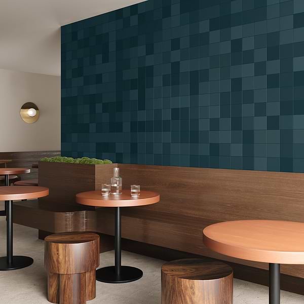 Born Teal Blue 5x5 Matte Porcelain Tile