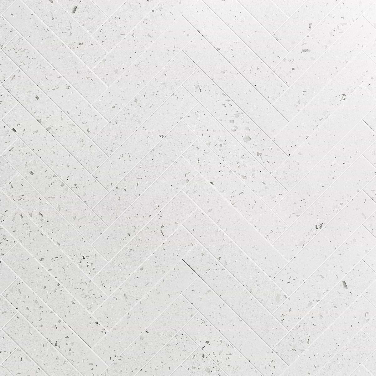 Mancala White 3x16 Matte Terrazzo Tile