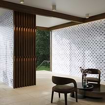 Moonrise Bardiglio Gray Polished Marble Waterjet Mosaic Tile