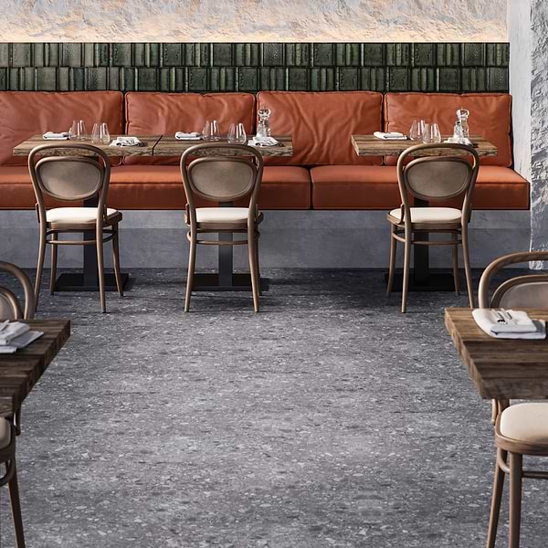 Rizo LVT Charcoal 12x24 Glue Down Luxury Vinyl Tile 28mil