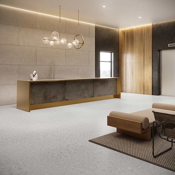 Rizo LVT Silver Beige 12x24 Rigid Core Click Luxury Vinyl Tile