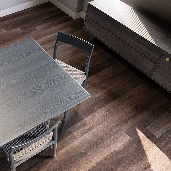 Hudson Espresso Rigid Core Click 6x48 Luxury Vinyl Plank Flooring