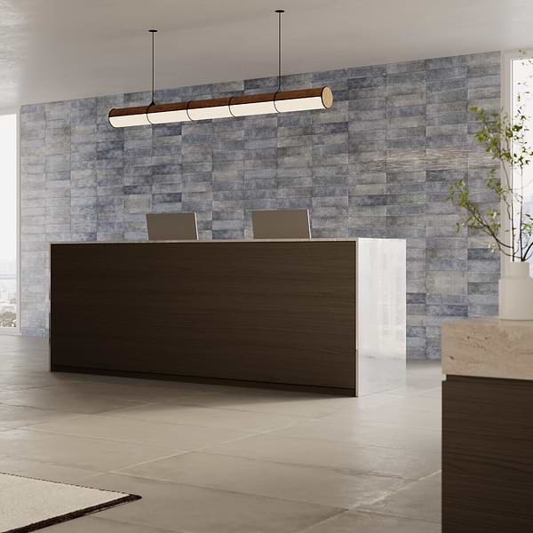 Aquarella Light Gray 4x16 Glossy Ceramic Tile