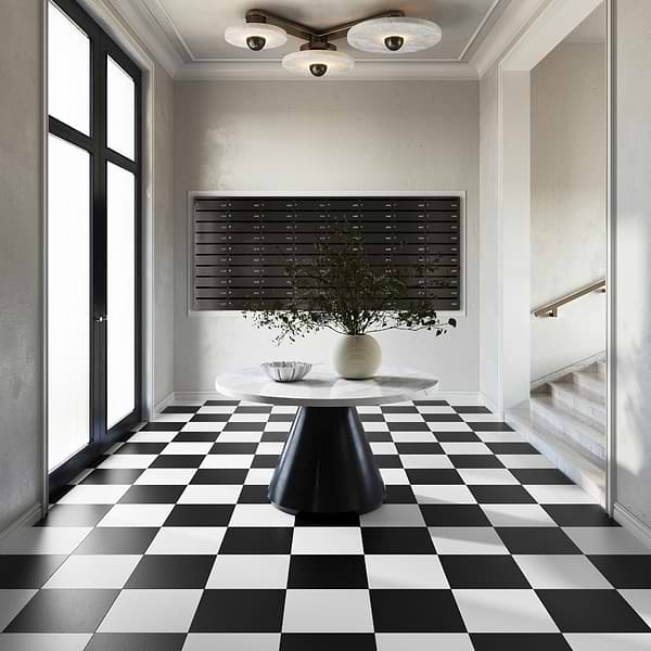Modari Black 12x12 Matte Porcelain Tile