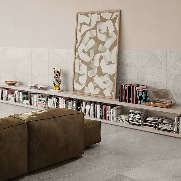 ZenTech Chalk White 12x24 Matte Porcelain Tile