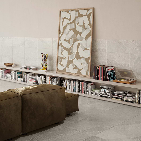 ZenTech Chalk White 24x48 Matte Porcelain Tile