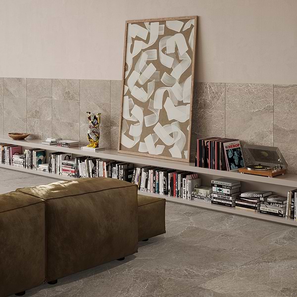 ZenTech Greige Beige 24x48 Matte Porcelain Tile