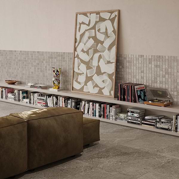 ZenTech Greige Beige 2x2 Matte Porcelain Mosaic Tile