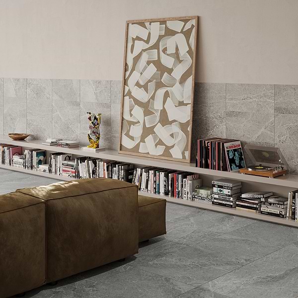 ZenTech Silver Gray 24x48 Matte Porcelain Tile