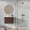 Autograph Caldia Oro White 48x48 Marble Look Satin Porcelain Tile
