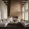 Nobu Ribbon Miel Brown 24x48 Wood Look Matte Fluted Porcelain Tile