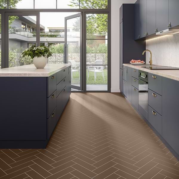 Roller Taupe 3x11 Matte Porcelain Subway Tile