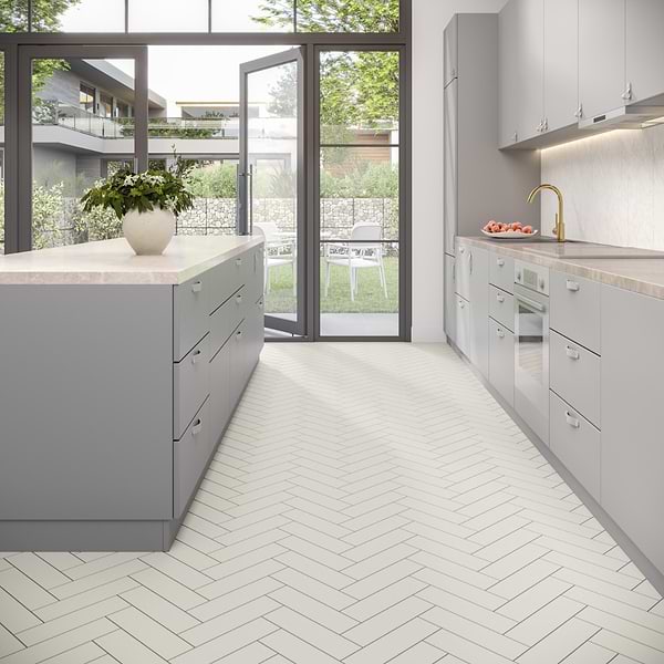 Roller White 3x11 Matte Porcelain Subway Tile