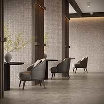 Era Caramel Brown 48x48 Limestone Look Matte Porcelain Tile