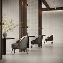 Era Linen White 48x48 Limestone Look Matte Porcelain Tile