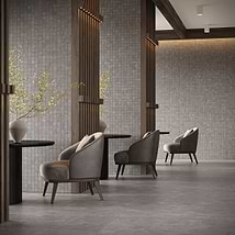 Era Slate Gray 48x48 Limestone Look Matte Porcelain Tile