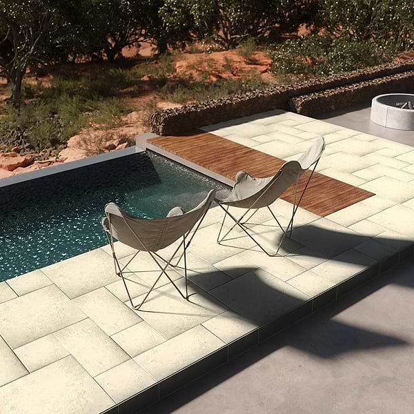 Seville Pergamo Beige 12x12 Travertine Look Matte Porcelain Tile