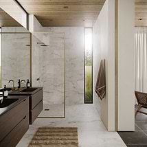 Calacatta Macchia White Gold 24x48 Marble Look Matte Porcelain Tile