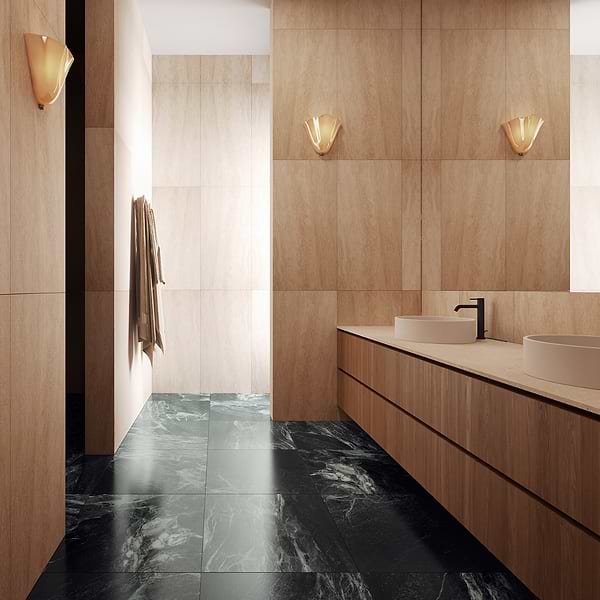 Verde Alpi 24x24 Honed Marble Tile