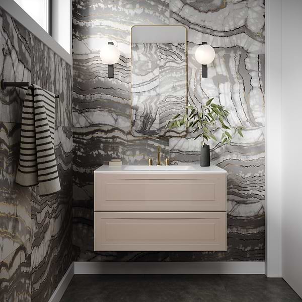 Alma Taupe 36" Single Vanity without Top