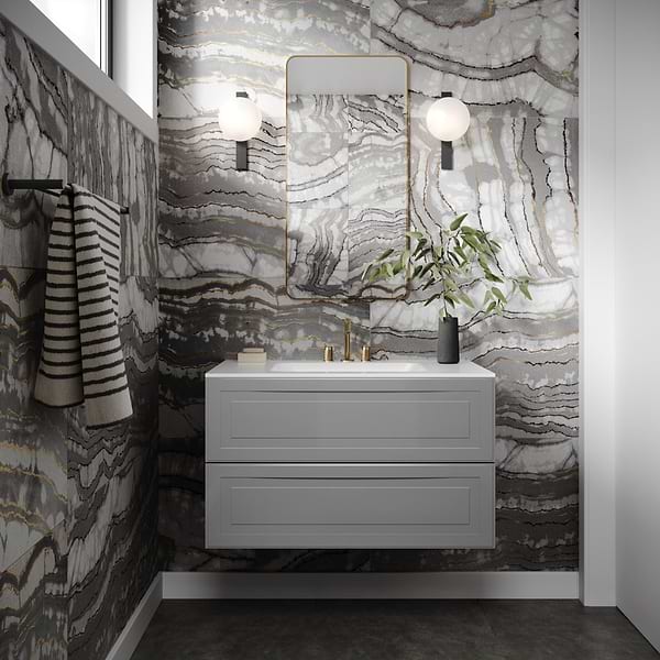 Alma Gray 36" Single Vanity without Top