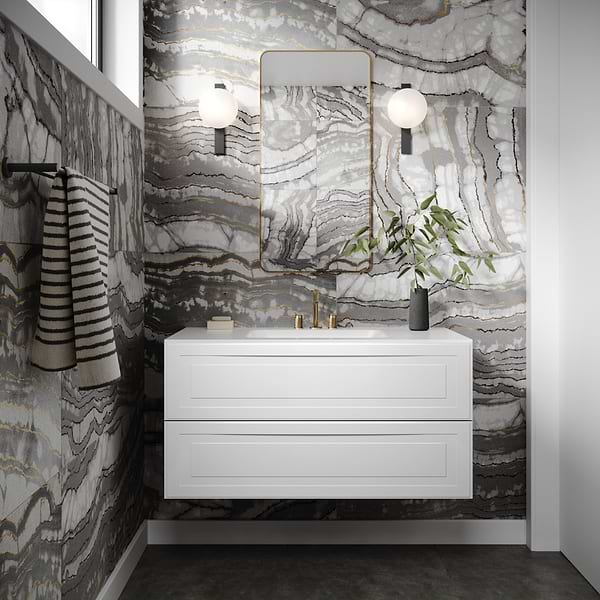 Alma White 42" Single Vanity without Top