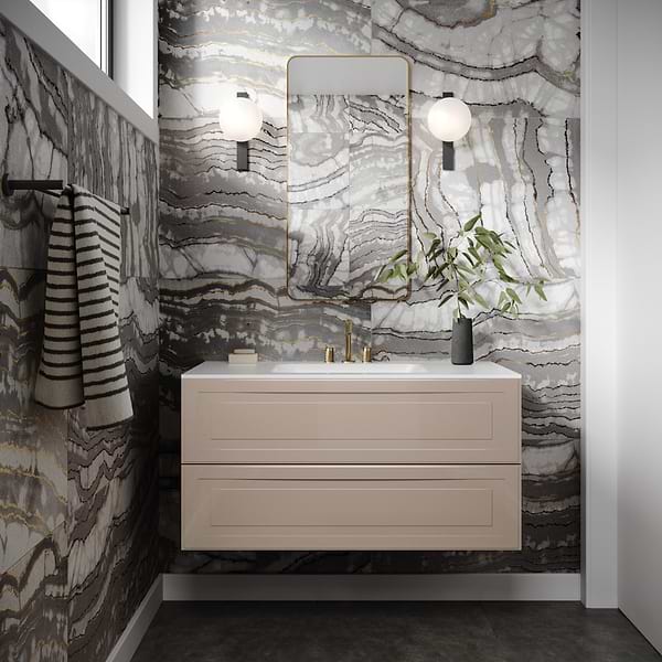 Alma Taupe 42" Single Vanity without Top