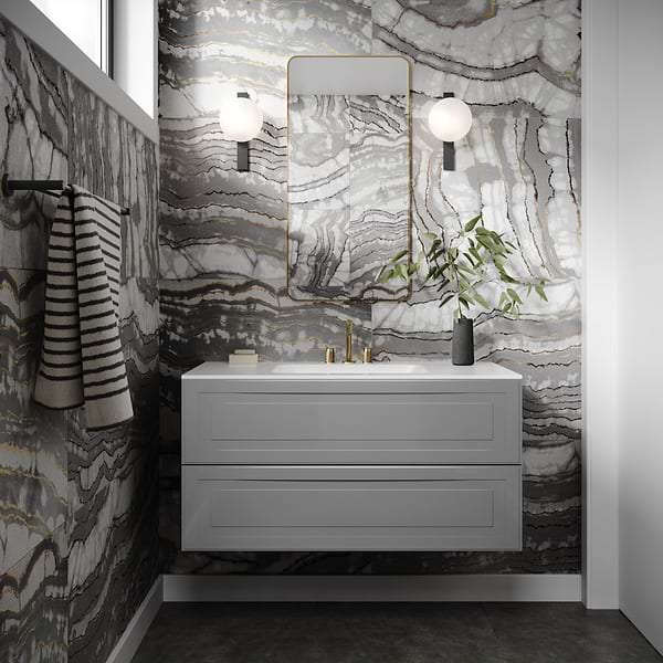 Alma Gray 42" Single Vanity without Top