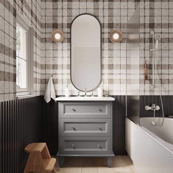 Nora Gray 30" Single Vanity with Pure White Quartz Top