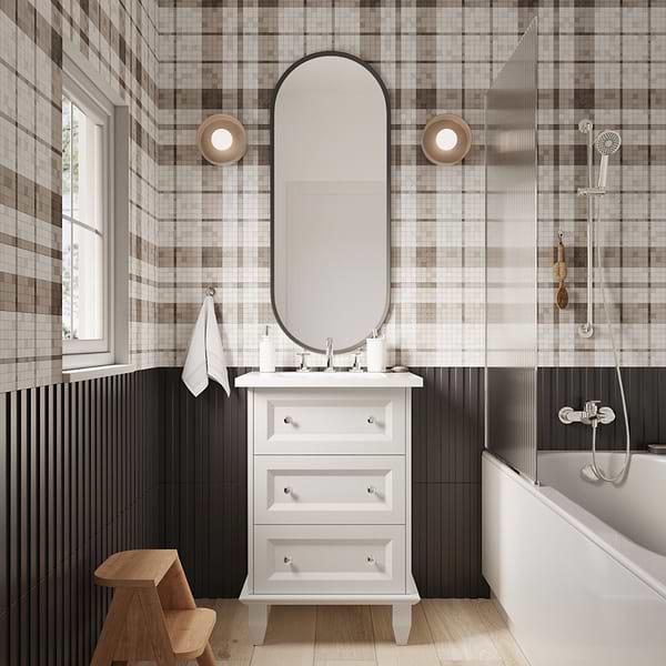 Nora White 24" Single Vanity with Pure White Quartz Top