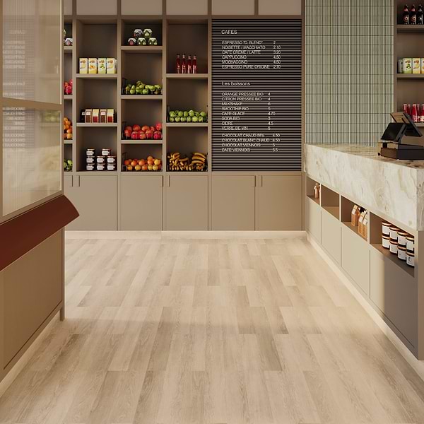 Aspen LVT Highland Oak Fumed 6x48 Luxury Vinyl Plank in Brown, View 3, open zoomed image