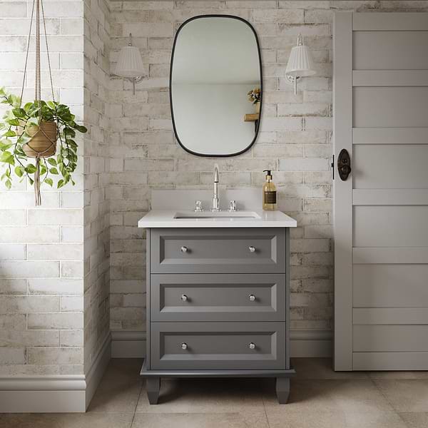 Simpla Reverie Black 22x34" Rectangle Mirror