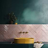 Los Lunas Rose Pink 4x12 Polished Ceramic Tile