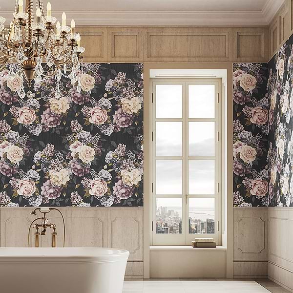 Art Gallery by Paula Purroy Rosette Multicolor 24x48 Artisan Decor Matte Porcelain Tile