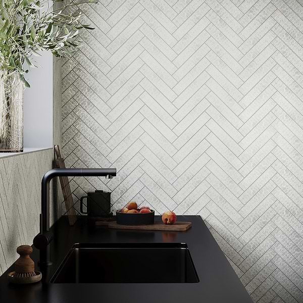 Chance Decor White 2x10 Polished Ceramic Tile