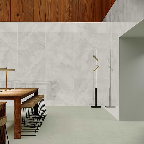 Jewel Onyx White 48x48 Polished Porcelain Tile